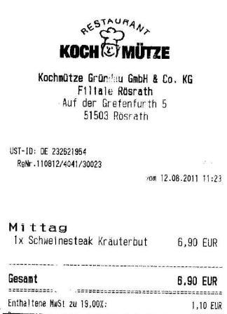 fduz Hffner Kochmtze Restaurant